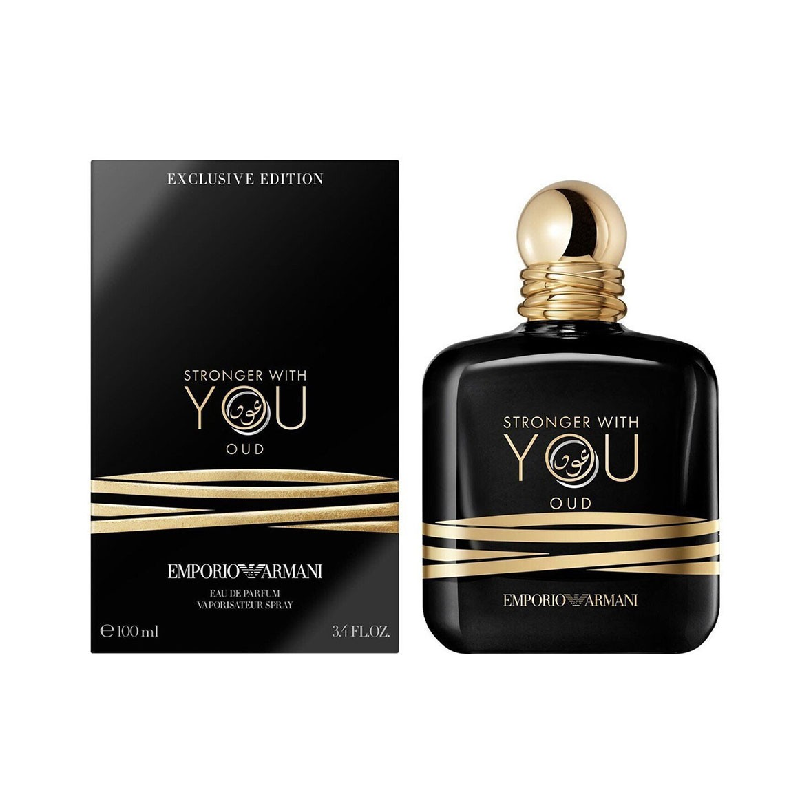 عطر أرماني سترونجر ويث يو عود EDP 100 مل للرجال.